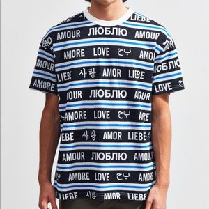 UO Love Jacquard Stripe Tee (M)